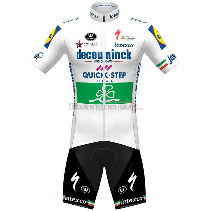 Abbigliamento Ciclismo Deceuninck Quick Step Campione Irlanda Manica Corta 2020